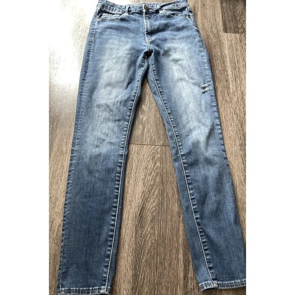 Vintage Articles of Society Jeans Women Sz 27 Dark Wash Skinny Ankle Stony Hill - Picture 2 of 16